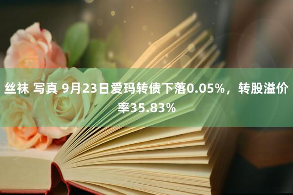 丝袜 写真 9月23日爱玛转债下落0.05%，转股溢价率35.83%