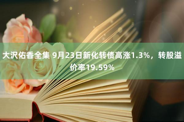 大沢佑香全集 9月23日新化转债高涨1.3%，转股溢价率19.59%