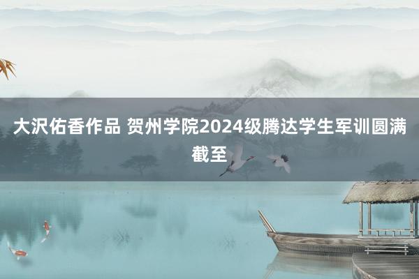 大沢佑香作品 贺州学院2024级腾达学生军训圆满截至