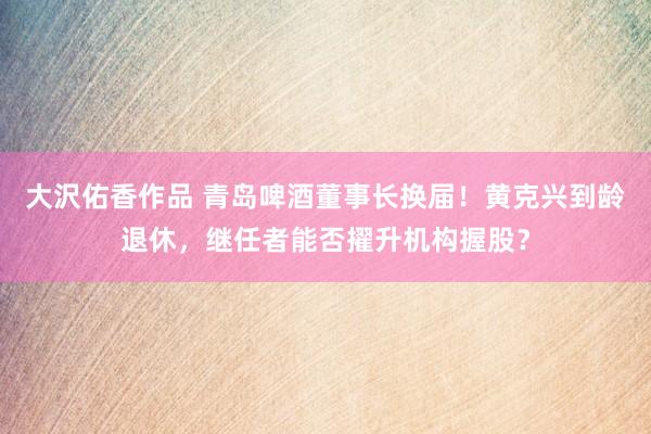 大沢佑香作品 青岛啤酒董事长换届！黄克兴到龄退休，继任者能否擢升机构握股？